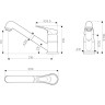 Смеситель OMOIKIRI TATEYAMA-S-WH 4994138