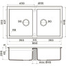 Мойка OMOIKIRI KITAGAWA 86-2-WH Artceramic/белый 4993806
