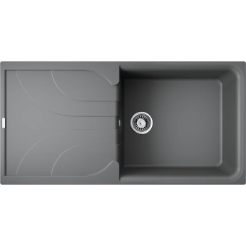 Мойка OMOIKIRI YASUGATA 100-PL Tetogranit/платина