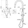 Смеситель OMOIKIRI AKITA-S-GB латунь/графит 4994359
